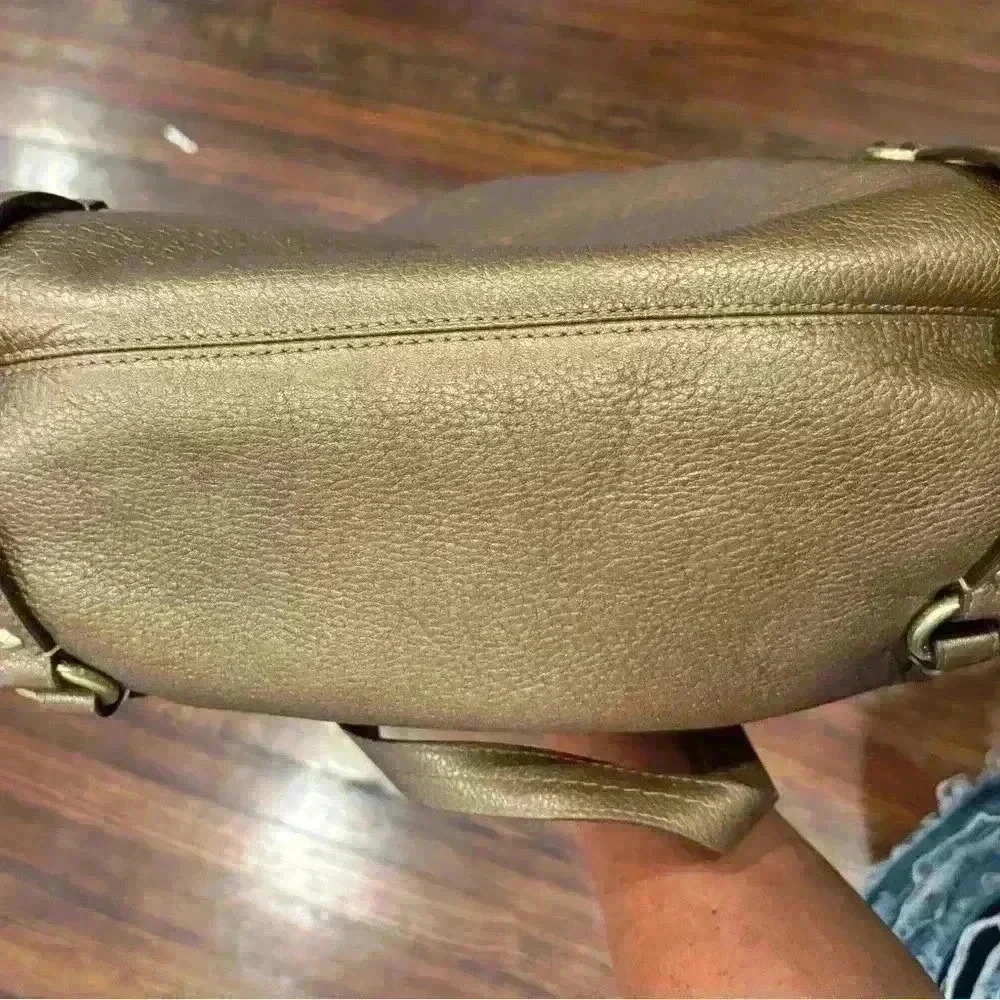 Coach Alexandra Convertible Hobo Bronze Purse - Picture 6 of 6
